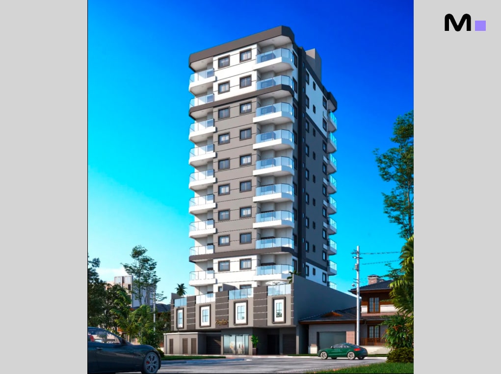 Edifício Benjamin Residence em Itapema, Meia Praia. Imobiliária Moretti.