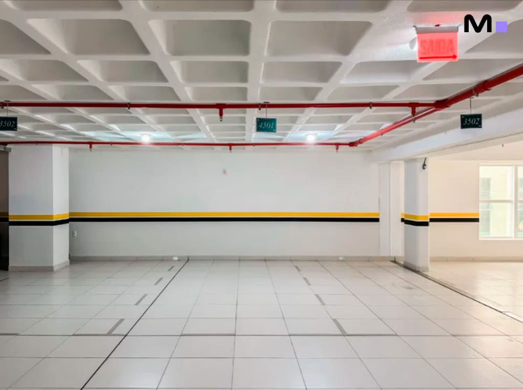 Vaga de estacionamento no Infinity Coast Residence.